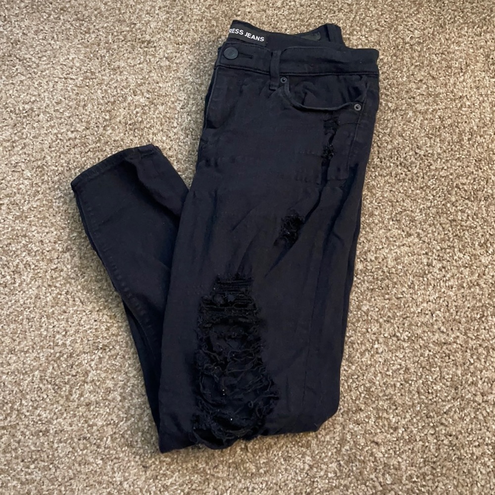 Express ripped jeans